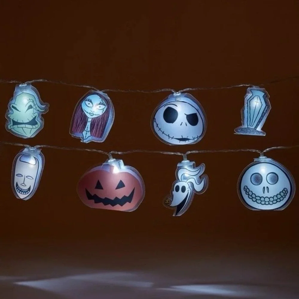 Disney Nightmare Before Christmas String Lights Jack Sally Zero Oogie Halloween